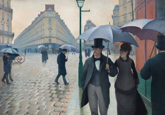 AC81 - Paris Street:Rainy Day by Gustave Caillebotte